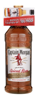 Captain Pavilions Spiced with - Morgan Original - Real Made Rum Liter 1.75 Vanilla Madagascar