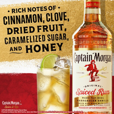 Captain Morgan Made with Real Madagascar Vanilla Original Spiced Rum - 1.75 Liter - Image 3