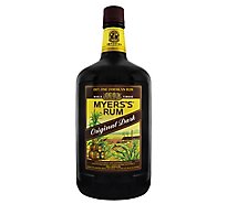 Myerss Rum 100% Fine Jamaican Original Dark 80 Proof - 1.75 Liter