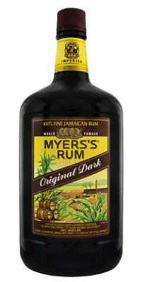Myerss Rum 100% Fine Jamaican Original Dark 80 Proof - 1.75 Liter