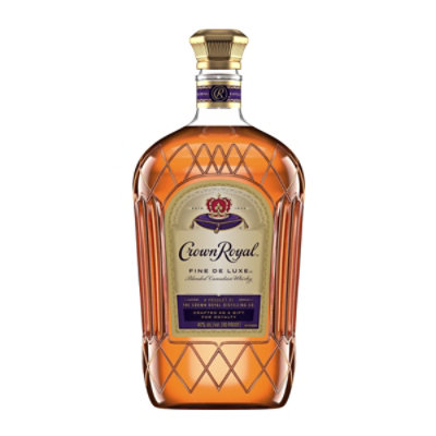 Crown Royal Fine Deluxe Blended Canadian Whisky - 1.75 Liter - Image 1