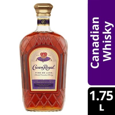 Crown Royal Fine Deluxe Blended Canadian Whisky - 1.75 Liter
