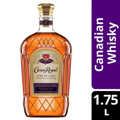 Crown Royal Blended Canadian Whisky 80 Proof - 1.75 Liter