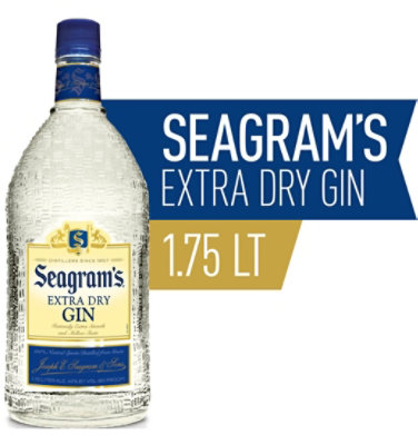 Seagram's Extra Dry Gin - 1.75 Liter - Image 1