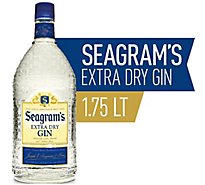 Seagrams Gin Extra Dry 80 Proof - 1.75 Liter