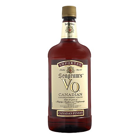 Seagrams Whisky Canadian 80 Proof - 1.75 Liter