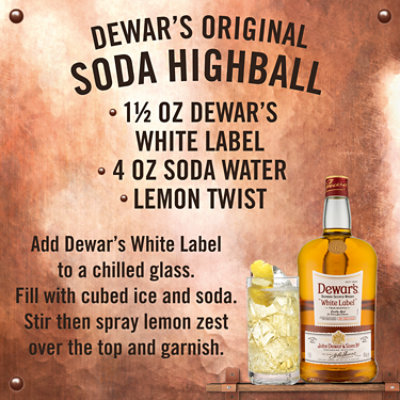 Dewars White Label Blended Scotch Whisky - 1.75 Liter - Image 4