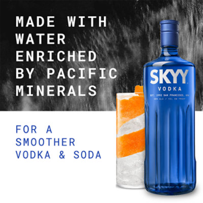 SKYY Gluten Free Vodka 80 Proof - 1.75 Liter - Image 2