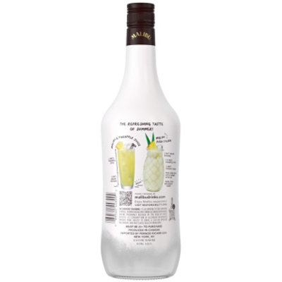 Malibu Rum Caribbean With Coconut Liqueur Original 42 Proof - 750 Ml - Image 8