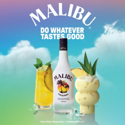 Malibu Rum Caribbean With Coconut Liqueur Original 42 Proof - 750 Ml - Image 5