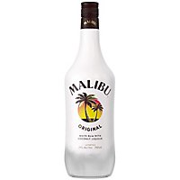 Malibu Rum Caribbean With Coconut Liqueur Original 42 Proof - 750 Ml - Image 1