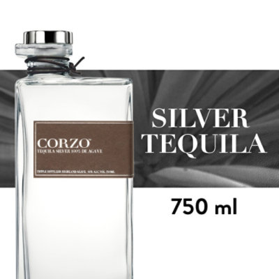 Corzo Silver Tequila Bottle - 750 Ml