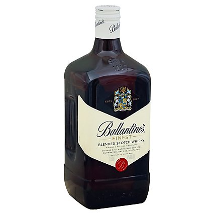 Ballantines Finest Scotch Whisky 80 Proof - 1.75 Liter - Image 1