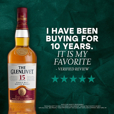 The Glenlivet 15 Year Old Single Malt Scotch Whisky - 750 Ml - Image 5