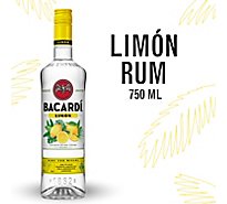 Bacardi Limon Gluten Free Rum Bottle - 750 Ml