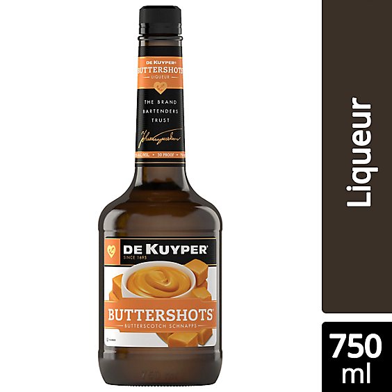 DeKuyper Buttershots 30 Proof - 750 Ml