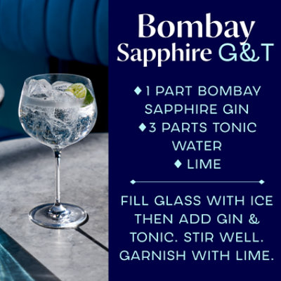 Bombay Sapphire Gin Blue - 750 Ml - Image 4