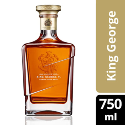 Johnnie Walker Blended Malt Scotch Whisky Blue Label King George V 86 Proof - 750 Ml - Image 2