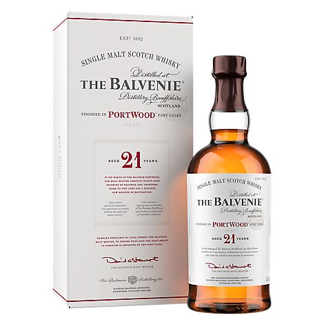 The Balvenie Whisky Single Malt Scotch Aged 21 Years - 750 Ml