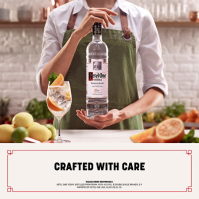 Ketel One Family Made Vodka Bottle with One Limited Edition Glass - 750 Ml - Image 3