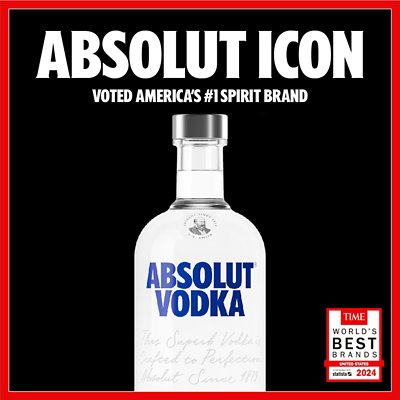 Absolut Vodka Vanilla 80 Proof - 750 Ml - Image 1