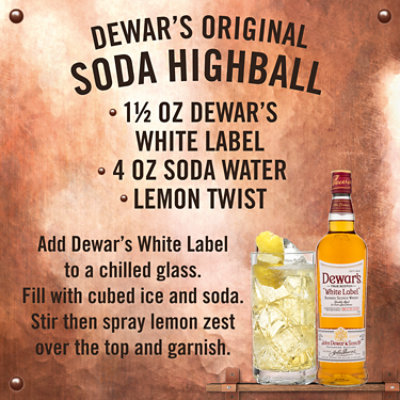 Dewars White Label Blended Scotch Whisky - 750 Ml - Image 4