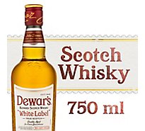 Dewars White Label Blended Scotch Whisky Bottle - 750 Ml