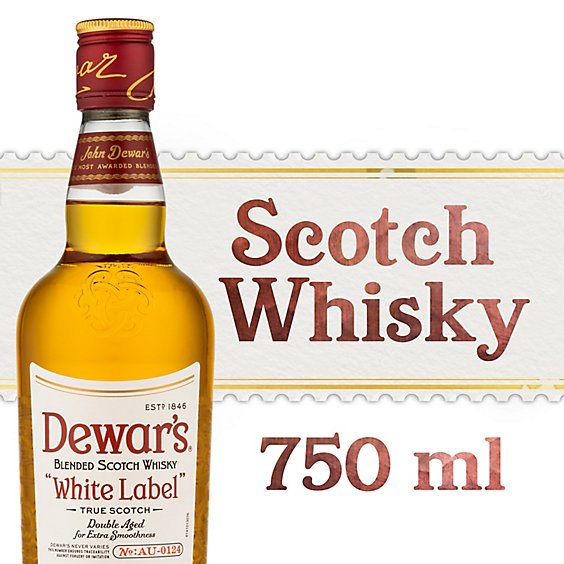 Dewars White Label Blended Scotch Whisky - 750 Ml
