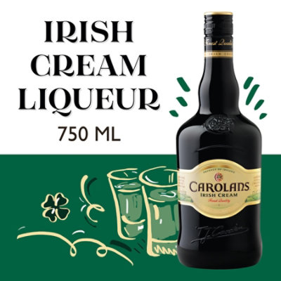 Carolans Liqueur Cream Irish 34 Proof - 750 Ml - Image 1