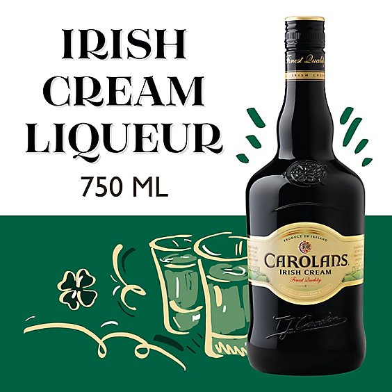 Carolans Liqueur Cream Irish 34 Proof - 750 Ml