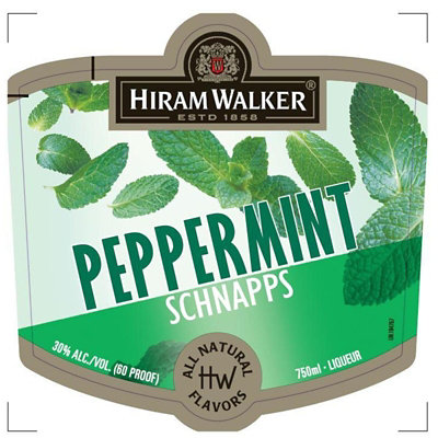 Hiram Walker Peppermint Schnapps 60 Proof - 750 Ml - Image 2