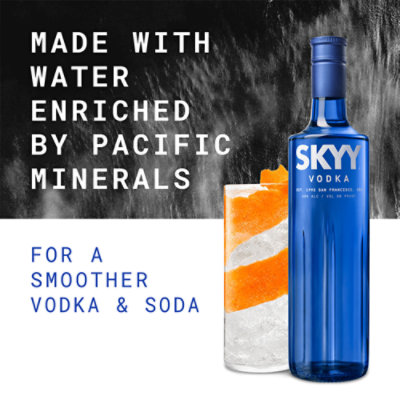 SKYY Vodka 80 Proof - 750 Ml - Image 2