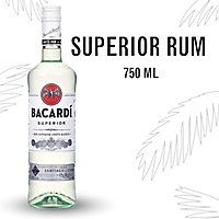 Bacardi Superior Gluten Free White Rum - 750 Ml - Image 1