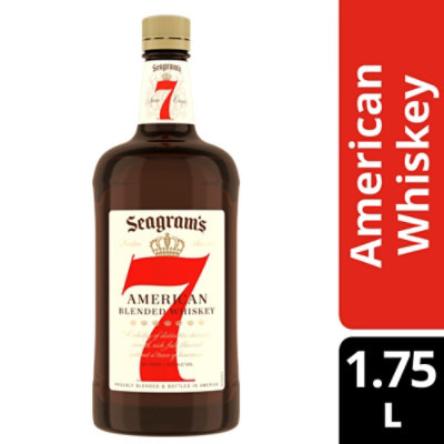 Seagram's 7 Crown American Blended Whiskey - 1.75 Liter - Image 1