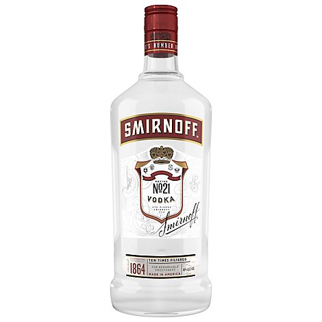 Smirnoff Vodka Recipe No. 21 80 Proof - 1.75 Liter