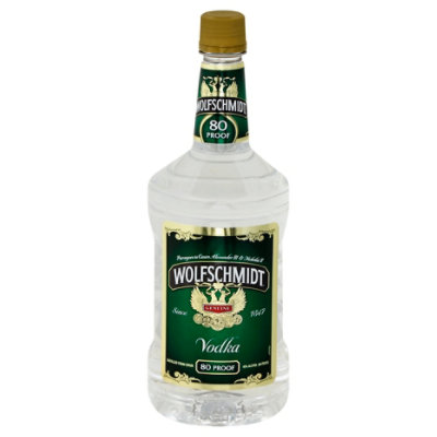 Wolfschmidt Vodka 80 Proof - 1.75 Liter - Image 1