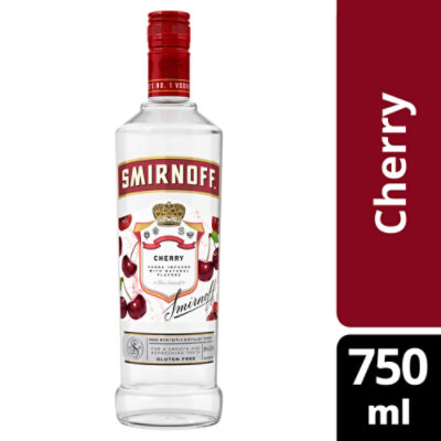 Smirnoff Vodka Black Cherry Twist 70 Proof - 750 Ml - Image 1