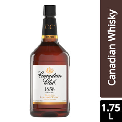 Canadian Club Whisky Blended Canadian 80 Proof - 1.75 Liter - Image 1