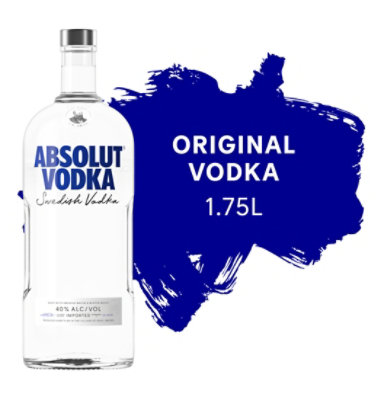 Absolut Original Vodka - 1.75 Liter - Image 1