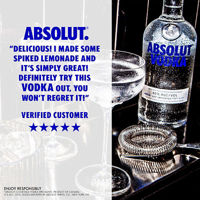 Absolut Original Vodka - 1.75 Liter - Image 2