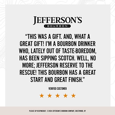 Jerfferson's Reserve Bourbon Whiskey - 750 Ml - Image 5