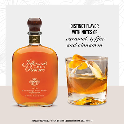 Jerfferson's Reserve Bourbon Whiskey - 750 Ml - Image 3