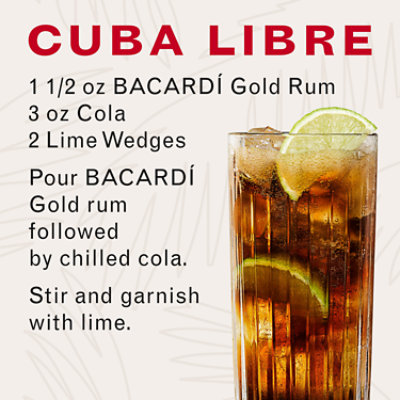 Bacardi Gold Gluten Free Rum - 1.75 Liter - Image 4