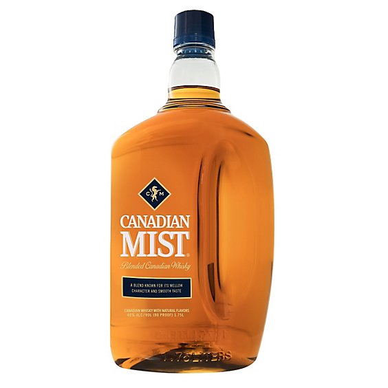 Canadian Mist Blended Canadian Whisky 80 Proof In Plastic Bottle - 1.75 Liter
