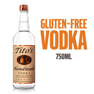 Titos Vodka Texas Handmade 80 Proof - 750 Ml