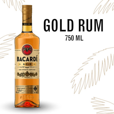 Bacardi Gold Gluten Free Rum - 750 Ml - Image 1