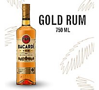Bacardi Gold Gluten Free Rum Bottle - 750 Ml