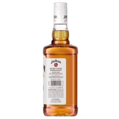 Jim Beam Whiskey Bourbon Kentucky Straight 80 Proof - 750 Ml - Image 4