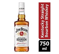 Jim Beam Whiskey Bourbon Kentucky Straight 80 Proof - 750 Ml