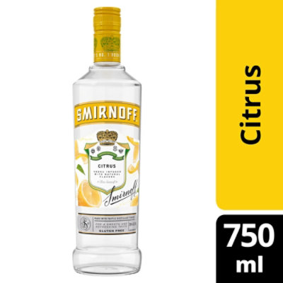 Smirnoff Vodka Citrus Twist 70 Proof - 750 Ml